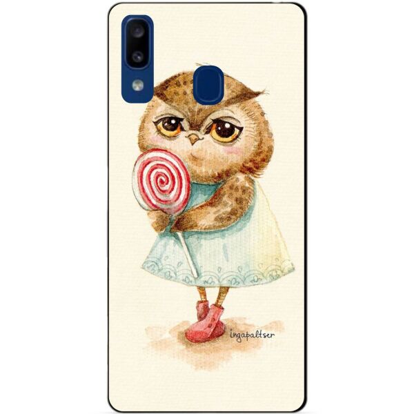 Силиконовый бампер чехол Candy для Samsung A20 2019 Galaxy A205f с рисунком Сова с леденцом
Силиконовый бампер чехол Candy для Samsung A20 2019 Galaxy A205f с рисунком Сова с леденцом