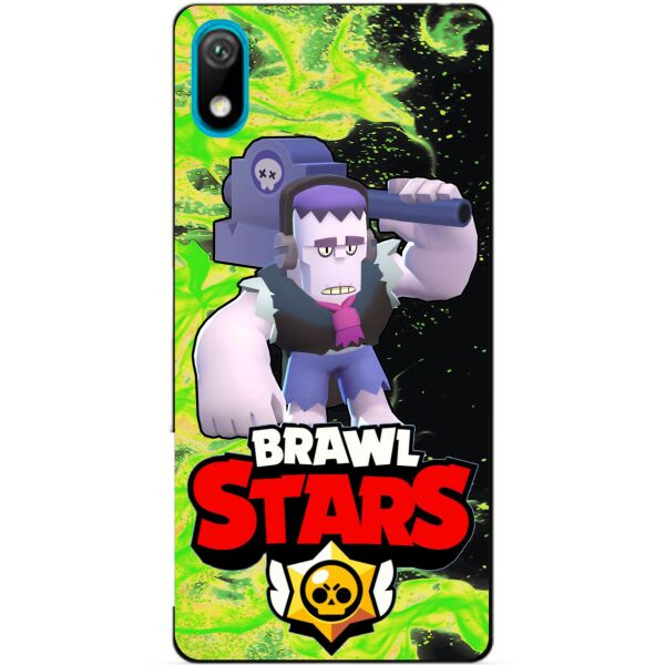 Силиконовый бампер чехол Candy для Huawei Honor 8s с Героем Brawl Stars Фрэнк 
Силиконовый бампер чехол Candy для Huawei Honor 8s с Героем Brawl Stars Фрэнк