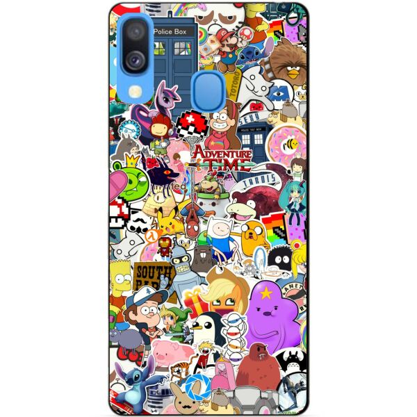 Силиконовый бампер чехол Candy для Samsung A40 2019 Galaxy A405f с рисунком Стикеры Мультяшки
Силиконовый бампер чехол Candy для Samsung A40 2019 Galaxy A405f с рисунком Стикеры Мультяшки