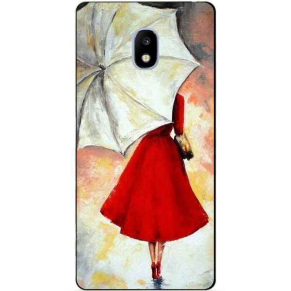 Силиконовый бампер чехол Candy для Samsung J330 Galaxy J3 2017 года с рисунком Зонтик 
Силиконовый бампер чехол Candy для Samsung J330 Galaxy J3 2017 года с рисунком Зонтик