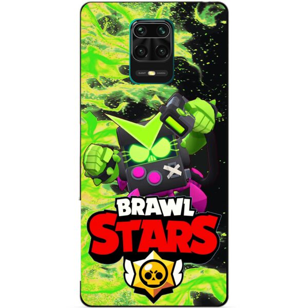 Силиконовый бампер чехол Candy для Xiaomi Redmi Note 9s/Note 9 Pro с Героем Brawl Stars Вирус Бит
Силиконовый бампер чехол Candy для Xiaomi Redmi Note 9s/Note 9 Pro с Героем Brawl Stars Вирус Бит