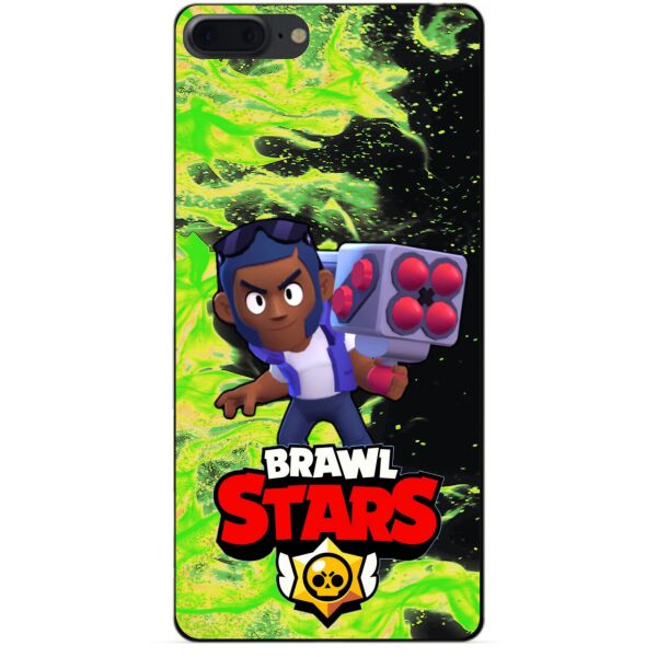 Силиконовый бампер чехол Candy для Iphone 7 Plus с Героем Brawl Stars Брок 
Силиконовый бампер чехол Candy для Iphone 7 Plus с Героем Brawl Stars Брок