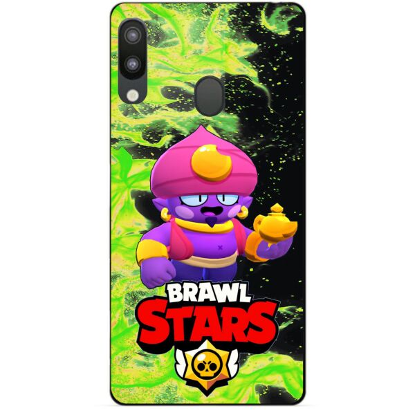 Силиконовый чехол бампер Candy для Samsung M20 2019 Galaxy M205f с Героем Brawl Stars Джин
Силиконовый чехол бампер Candy для Samsung M20 2019 Galaxy M205f с Героем Brawl Stars Джин