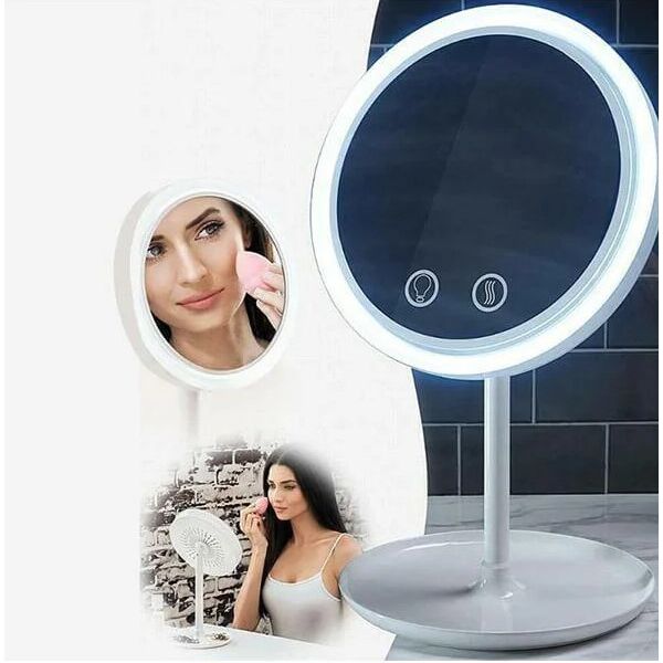 Настольное косметическое зеркало NuBrilliance Beauty Breeze Mirror с подсветкой и вентилятором
Настольное косметическое зеркало NuBrilliance Beauty Breeze Mirror с подсветкой и вентилятором