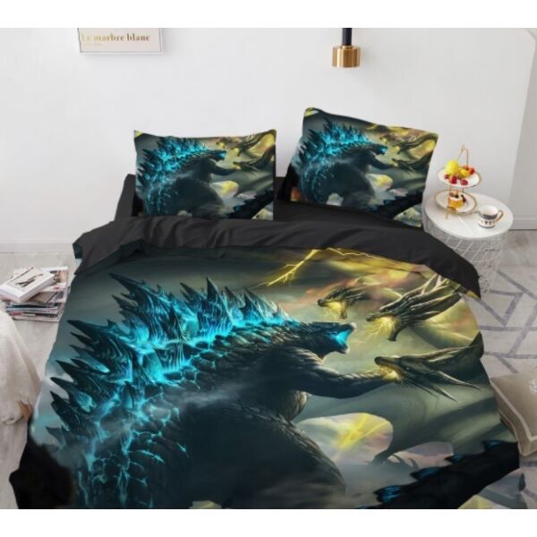 Комплект постельного белья с 3D рисунком Годзилла #11
Комплект постельного белья с 3D рисунком Годзилла #11