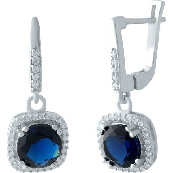 Серьги из серебра с куб. циркониями и сапфирами (синт.) (1719856)
Серьги из серебра с куб. циркониями и сапфирами (синт.) (1719856)