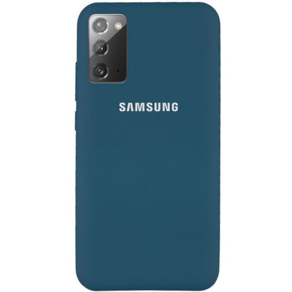 Чехол Silicone Cover Full Protective (AA) для Samsung Galaxy Note 20 Синий / Cosmos blue
Чехол Silicone Cover Full Protective (AA) для Samsung Galaxy Note 20 Синий / Cosmos blue