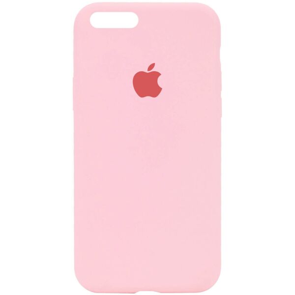 Чехол Silicone Case Full Protective (AA) для Apple iPhone 7 plus / 8 plus (5.5") Розовый / Peach