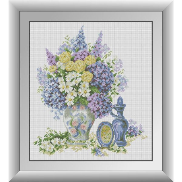 Набор для рисования камнями алмазная живопись Dream Art Фиолетовый букет (квадратные, полная) 30569D 
Набор для рисования камнями алмазная живопись Dream Art Фиолетовый букет (квадратные, полная) 30569D