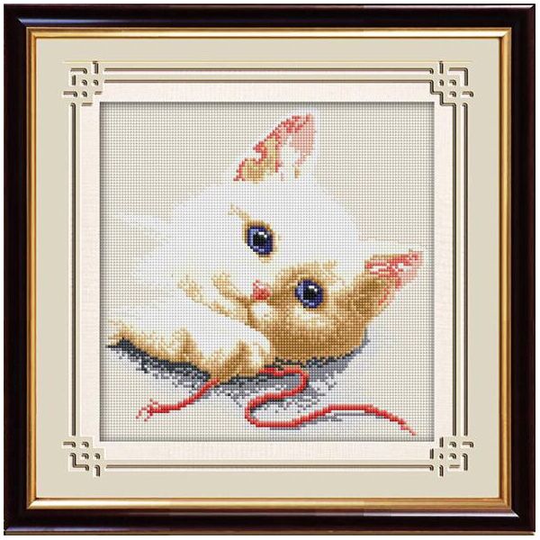 Набор для рисования камнями алмазная живопись Dream Art Игривый котенок (квадратные, полная) 30504D
Набор для рисования камнями алмазная живопись Dream Art Игривый котенок (квадратные, полная) 30504D