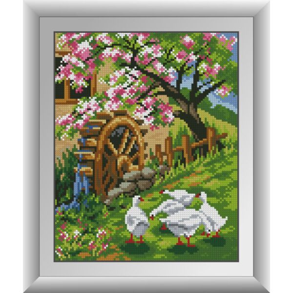 Набор для рисования камнями алмазная живопись Dream Art Гуси у мельницы (квадратные, полная) 30770D
Набор для рисования камнями алмазная живопись Dream Art Гуси у мельницы (квадратные, полная) 30770D
