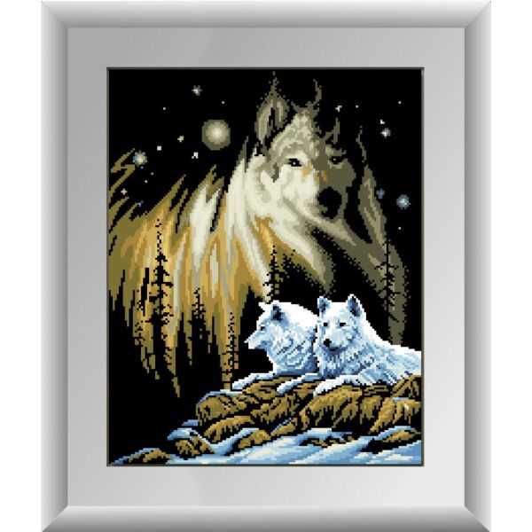 Набор для рисования камнями алмазная живопись Dream Art Белые волки (квадратные, полная) 30173D
Набор для рисования камнями алмазная живопись Dream Art Белые волки (квадратные, полная) 30173D