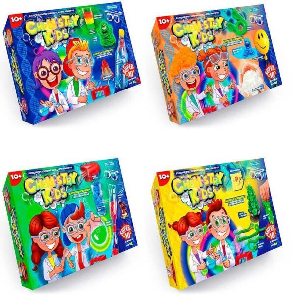 Набор для проведения опытов CHEMISTRY KIDS CHK-01,02,03,04 4 вида (4) ДАНКО ТОЙС, (Украина)
Набор для проведения опытов CHEMISTRY KIDS CHK-01,02,03,04 4 вида (4) ДАНКО ТОЙС, (Украина)