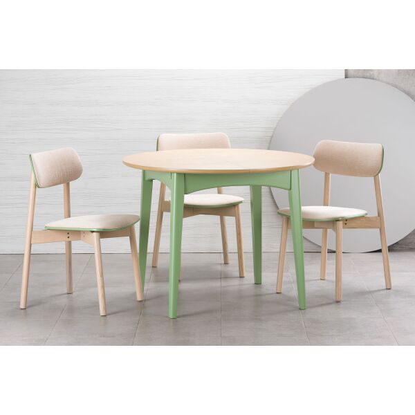 Обеденный стол Skandi Wood SWOL021 Венті круг 100 (+35) x 100 x 75 см Натуральный шпон Зеленый Однотонный
Обеденный стол Skandi Wood SWOL021 Венті круг 100 (+35) x 100 x 75 см Натуральный шпон Зеленый Однотонный