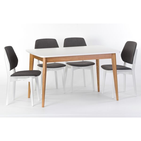 Обеденный стол Skandi Wood SWOL006 Турін / Турін ОВАЛ 160 (+40) x 80 x 75 см Крашеный МДФ Белый Однотонный
Обеденный стол Skandi Wood SWOL006 Турін / Турін ОВАЛ 160 (+40) x 80 x 75 см Крашеный МДФ Белый Однотонный