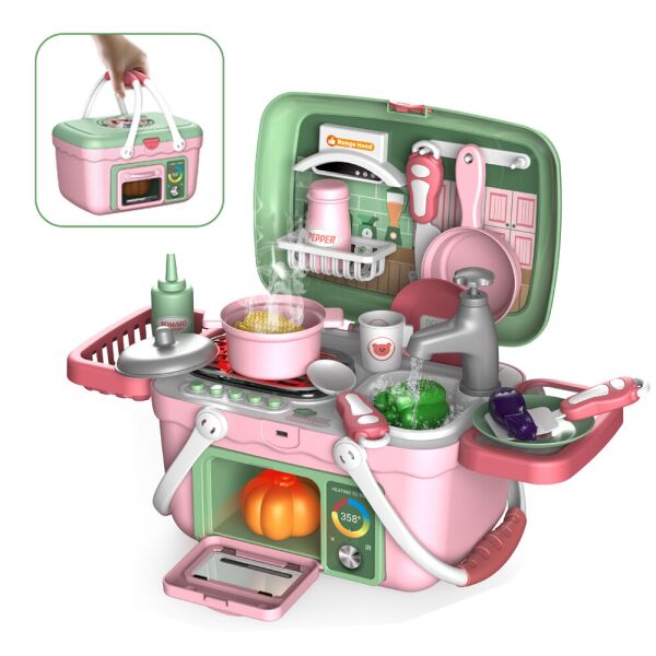Детский игровой набор VANYEH Kitchen Set чемоданчик-трансформер "Детская кухня" 30 предметов (SUN8803)
Детский игровой набор VANYEH Kitchen Set чемоданчик-трансформер "Детская кухня" 30 предметов (SUN8803)