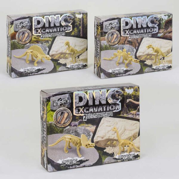 гр Набор для проведения раскопок Dino Excavation DEX-01-04,05,06 динозаври укр. (6) ДАНКО ТОЙС, 3 вида
гр Набор для проведения раскопок Dino Excavation DEX-01-04,05,06 динозаври укр. (6) ДАНКО ТОЙС, 3 вида