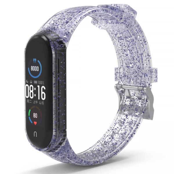 Ремешок с блестками Glitter Strap для Xiaomi Mi Band 5 Dark Blue 
Ремешок с блестками Glitter Strap для Xiaomi Mi Band 5 Dark Blue