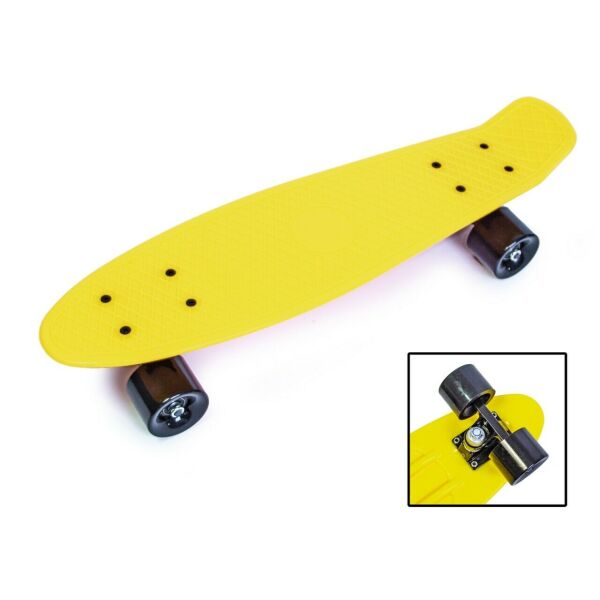 Скейтборд Penny Board Pastel Series для детей от 5 лет Желтый цвет дека 55 см Матовые колеса (ST 197934)
Скейтборд Penny Board Pastel Series для детей от 5 лет Желтый цвет дека 55 см Матовые колеса (ST 197934)