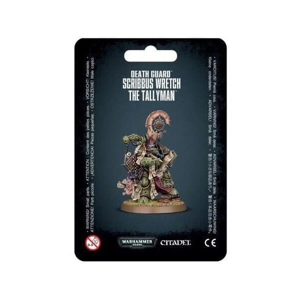 Настольная игра Games Workshop Death Guard: Scribbus Wretch the Tallyman Warhammer 40000 (99070102018)
Настольная игра Games Workshop Death Guard: Scribbus Wretch the Tallyman Warhammer 40000 (99070102018)