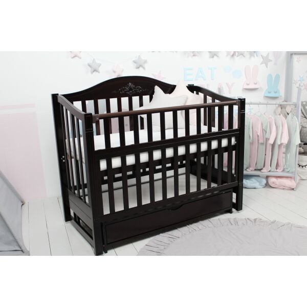 Кровать детская Baby Comfort ЛД5 на шарнирах с подшипником + фиксатор + откидная боковина венге с ящиком
Кровать детская Baby Comfort ЛД5 на шарнирах с подшипником + фиксатор + откидная боковина венге с ящиком