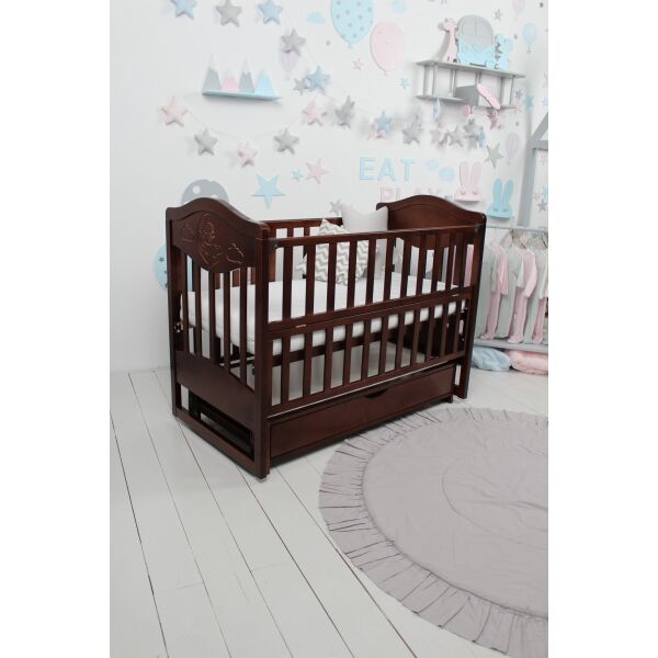 Кровать детская Baby Comfort ЛД9 на шарнирах с подшипником + фиксатор + откидная боковина орех с ящиком и резьбой
Кровать детская Baby Comfort ЛД9 на шарнирах с подшипником + фиксатор + откидная боковина орех с ящиком и резьбой