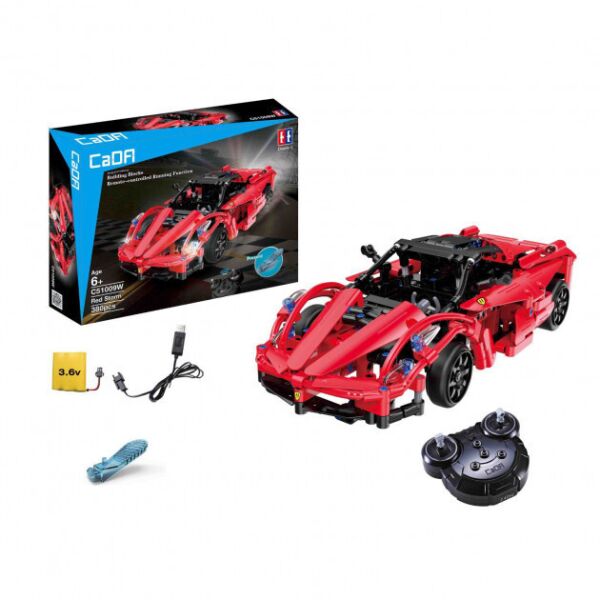 Конструктор CaDa Technic Спортивный автомобиль Ferrari красный на радиоуправлении 380 деталей
Конструктор CaDa Technic Спортивный автомобиль Ferrari красный на радиоуправлении 380 деталей