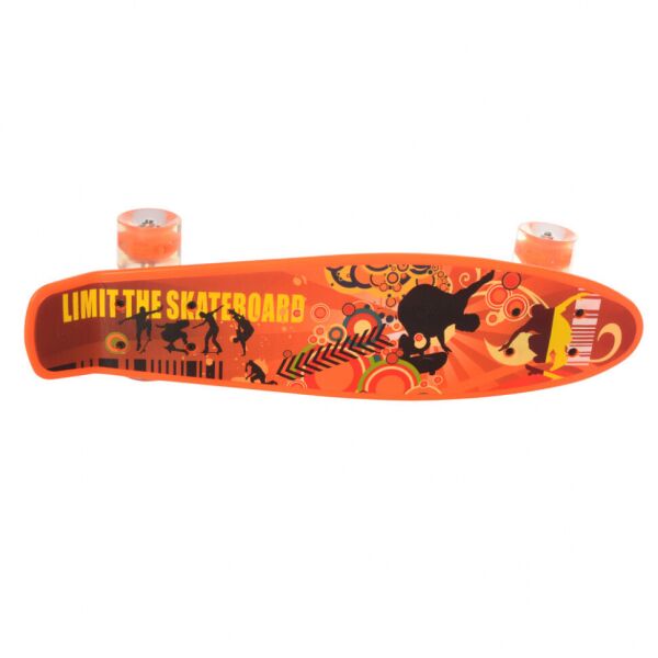 Детский скейтборд Пенни Борд MAXLEND Penny Board Ultra Оранжевый со светящимися колесами
Детский скейтборд Пенни Борд MAXLEND Penny Board Ultra Оранжевый со светящимися колесами