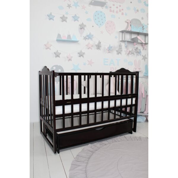 Кровать детская Baby Comfort ЛД3 на шарнирах с подшипником + фиксатор + откидная боковина венге с ящиком
Кровать детская Baby Comfort ЛД3 на шарнирах с подшипником + фиксатор + откидная боковина венге с ящиком