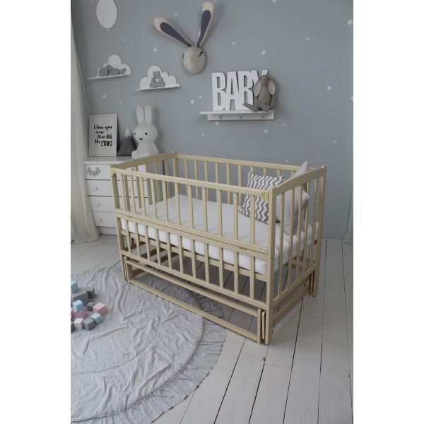 Кровать детская Baby Comfort ЛД2 на шарнирах с подшипником + фиксатор + откидная боковина слоновая кость
Кровать детская Baby Comfort ЛД2 на шарнирах с подшипником + фиксатор + откидная боковина слоновая кость