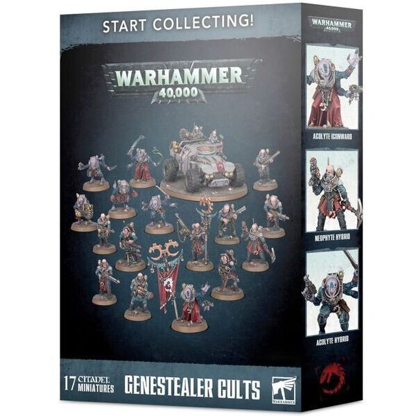Настольная игра Games Workshop Start Collecting! Genestealer Cults Warhammer 40000 (99120117011)
Настольная игра Games Workshop Start Collecting! Genestealer Cults Warhammer 40000 (99120117011)