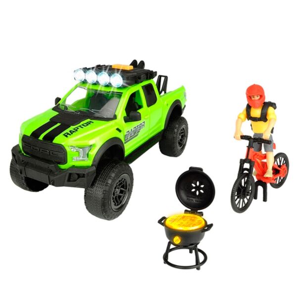 Игровой набор Плейлайф. Трейлер с внедорожником, велосипедом, фигуркой Dickie Toys BR86903
Игровой набор Плейлайф. Трейлер с внедорожником, велосипедом, фигуркой Dickie Toys BR86903