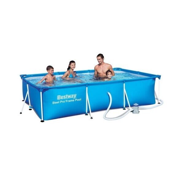 Детский прямоугольный каркасный бассейн Bestway 56411 (300x201x66) с картриджным фильтром
Детский прямоугольный каркасный бассейн Bestway 56411 (300x201x66) с картриджным фильтром