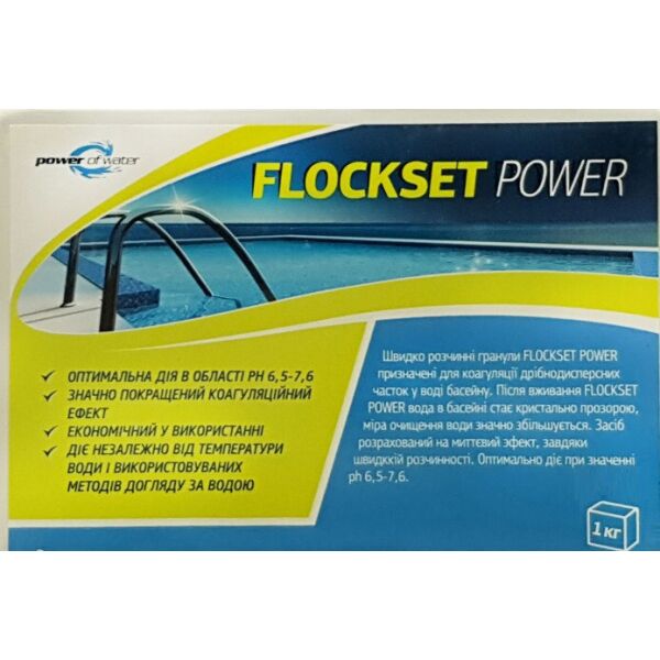 Флокулянт в картриджах Flockset Power 1 кг. Коагуляция мелкодисперсных частиц Power of Water
Флокулянт в картриджах Flockset Power 1 кг. Коагуляция мелкодисперсных частиц Power of Water