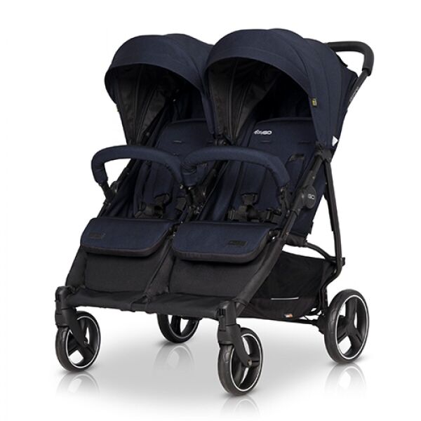 Коляска детская для двойни EasyGo Domino Cosmic blue 2020 с 2 бамперами + 2 чехла на ножки и дождевик
Коляска детская для двойни EasyGo Domino Cosmic blue 2020 с 2 бамперами + 2 чехла на ножки и дождевик