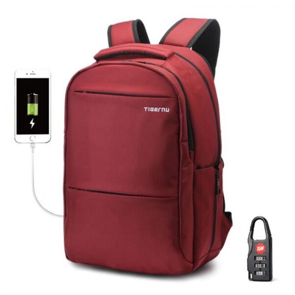Рюкзак для ноутбука Tigernu T-B3032D 15.6"/16 л водонепроницаемый и с USB-зарядкой + кодовый замок Красный
Рюкзак для ноутбука Tigernu T-B3032D 15.6"/16 л водонепроницаемый и с USB-зарядкой + кодовый замок Красный