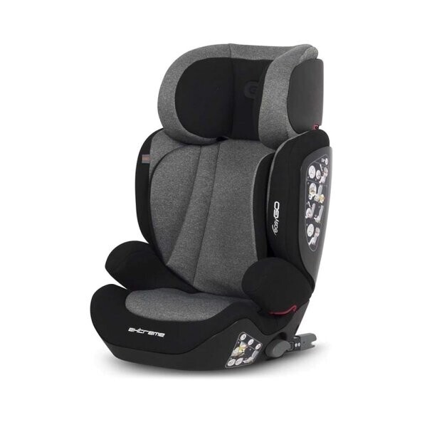 Автокресло + бустер EasyGo Extreme Carbon группа 2-3 (15-36 кг) с системой ISOFIX и подлокотниками 
Автокресло + бустер EasyGo Extreme Carbon группа 2-3 (15-36 кг) с системой ISOFIX и подлокотниками