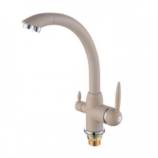 Смеситель для кухни на две воды Frap F4399-20 Бежевый
Смеситель для кухни на две воды Frap F4399-20 Бежевый