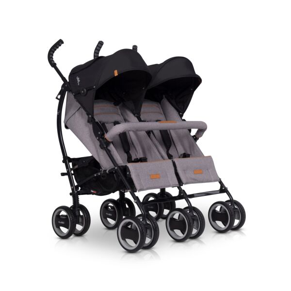 Коляска прогулочная для двойни EasyGo Duo Comfort Grey fox + 2 чехла на ножки и дождевик
Коляска прогулочная для двойни EasyGo Duo Comfort Grey fox + 2 чехла на ножки и дождевик