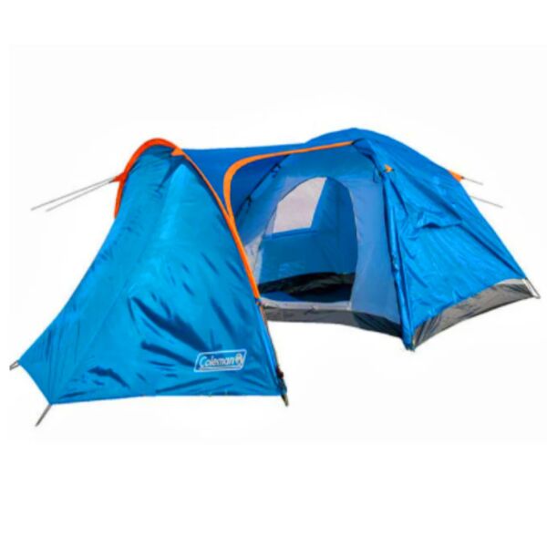 Палатка 4-местная Coleman 1009 с тамбуром, 380х220х150, синяя, туристическая четрехместная палатка
Палатка 4-местная Coleman 1009 с тамбуром, 380х220х150, синяя, туристическая четрехместная палатка