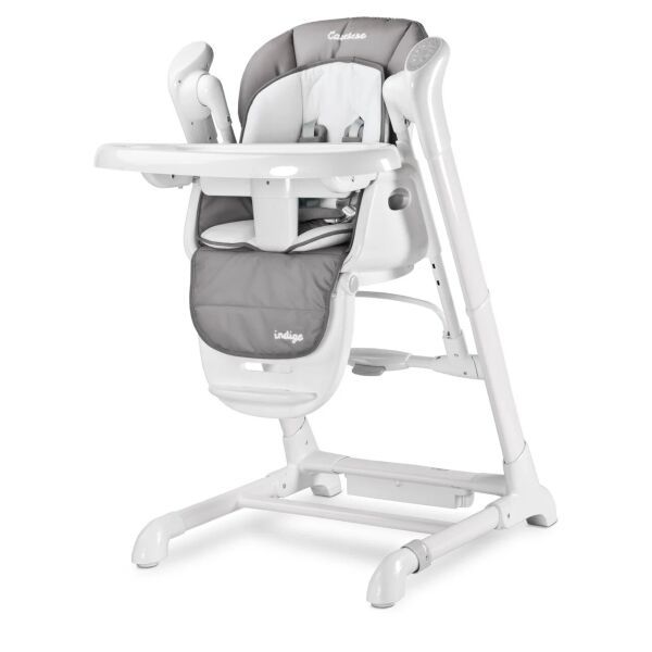 Стульчик для кормления + качели 2 в 1 Caretero Indigo Grey с регулировкой по высоте 6 позиций + таймер и дуга с игрушками
Стульчик для кормления + качели 2 в 1 Caretero Indigo Grey с регулировкой по высоте 6 позиций + таймер и дуга с игрушками
