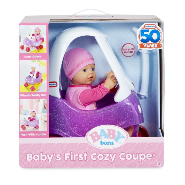 Кукла Беби Борн первая машина BABY born Baby's First Cozy Coupe with Soft-Bodied Baby Doll
Кукла Беби Борн первая машина BABY born Baby's First Cozy Coupe with Soft-Bodied Baby Doll