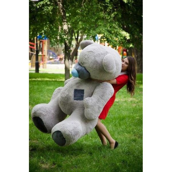 Мягкая игрушка NEHILO плюшевый мишка Потап 250 см Серый 
Мягкая игрушка NEHILO плюшевый мишка Потап 250 см Серый