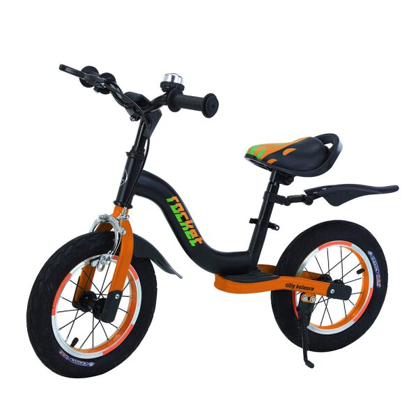 Беговел TILLY Rocket T-212520/1 с надувными колесами 12" и ручным тормозом + звонок, брызговики и отражатели Черный/Оранжевый
Беговел TILLY Rocket T-212520/1 с надувными колесами 12" и ручным тормозом + звонок, брызговики и отражатели Черный/Оранжевый