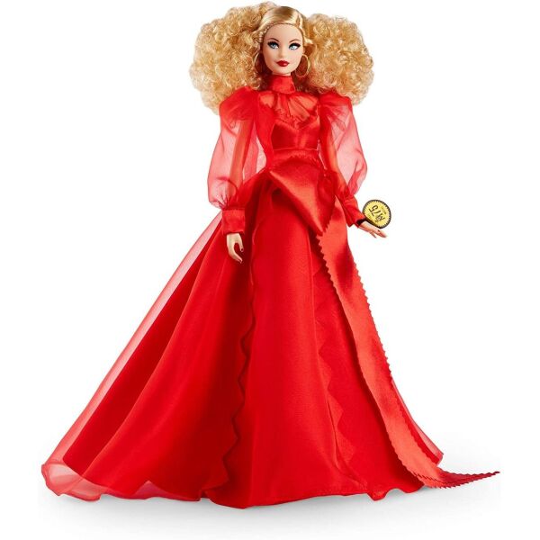 Кукла Барби коллекционная 75-летие Barbie Collector 75th Anniversary Doll in Red Chiffon Gown, Blonde
Кукла Барби коллекционная 75-летие Barbie Collector 75th Anniversary Doll in Red Chiffon Gown, Blonde