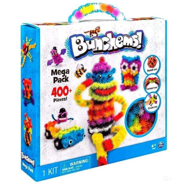 Конструктор-липучка Bunchems GYQEF34 Mega Pack 400 шт Разноцветный (gab_krp250FCZq81466)
Конструктор-липучка Bunchems GYQEF34 Mega Pack 400 шт Разноцветный (gab_krp250FCZq81466)