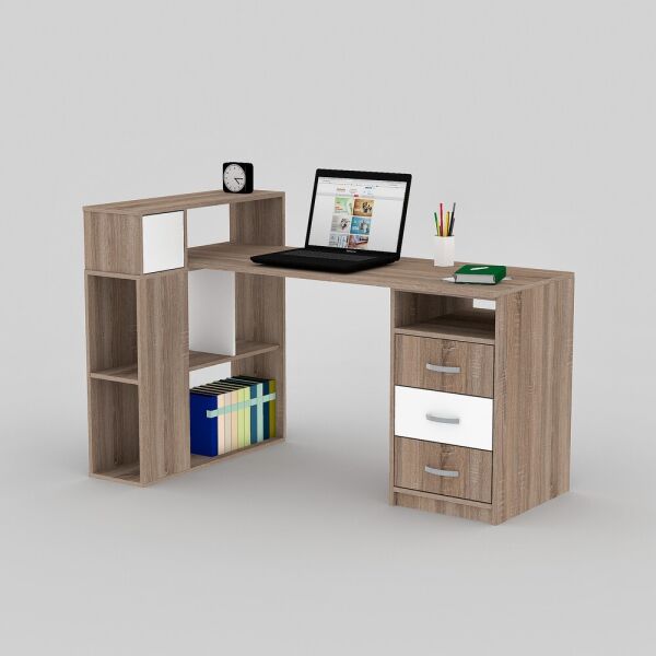 Компьютерный стол FlashNika LED 46 Дуб сонома трюфель + нимфея альба
Компьютерный стол FlashNika LED 46 Дуб сонома трюфель + нимфея альба