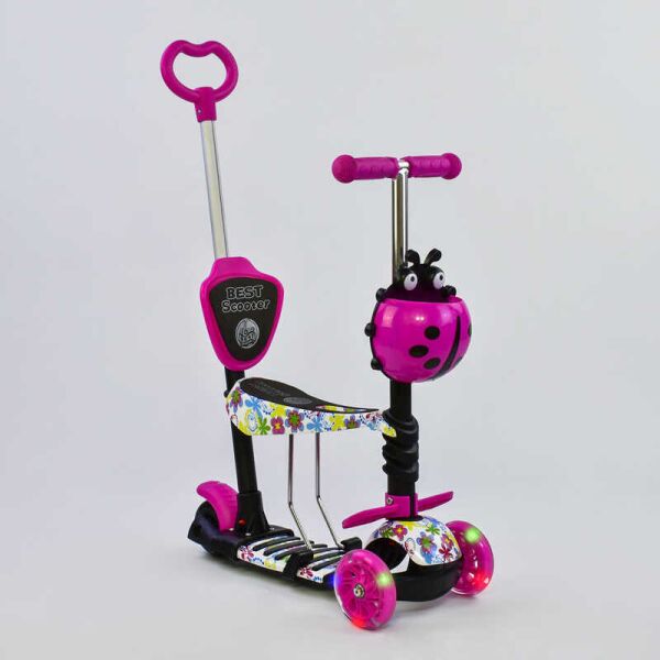 Самокат 5в1 Best Scooter, PU колеса, подсветка колес, Абстракция Pink/Black (74069)
Самокат 5в1 Best Scooter, PU колеса, подсветка колес, Абстракция Pink/Black (74069)