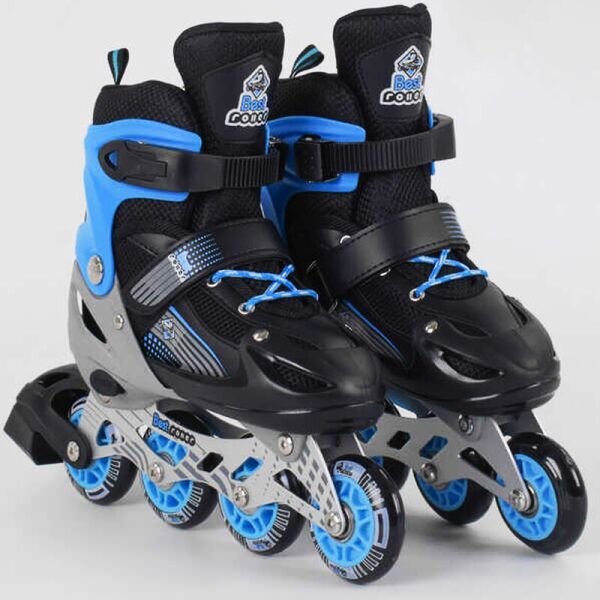 Роликовые коньки Best Roller (34-37) PVC колёса, свет на переднем колесе, в сумке Black/Blue (98866)
Роликовые коньки Best Roller (34-37) PVC колёса, свет на переднем колесе, в сумке Black/Blue (98866)