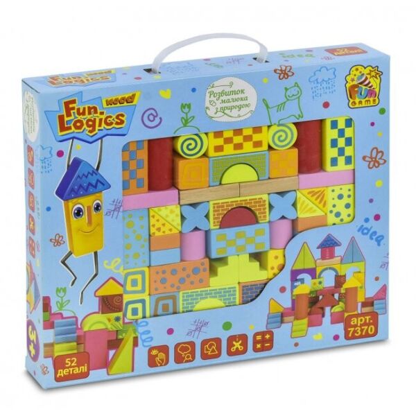 Деревянный конструктор Fan Game 52 детали 7370
Деревянный конструктор Fan Game 52 детали 7370
